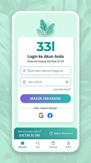 Masuk Akun 33l untuk Pengguna Android
