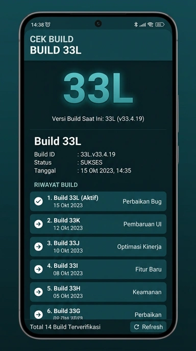 Riwayat Versi 33l untuk Pengguna Android