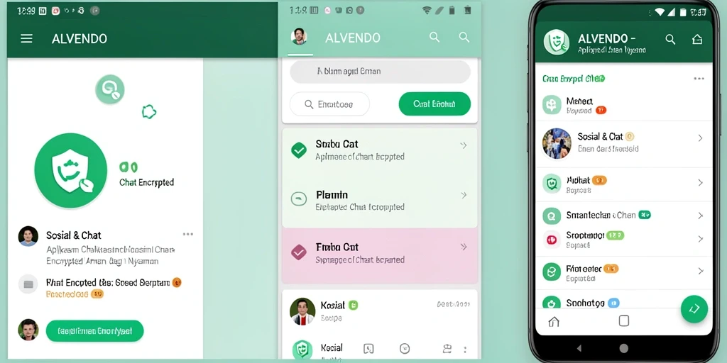 Tampilan antarmuka pengguna ALVENDO yang modern dan intuitif.