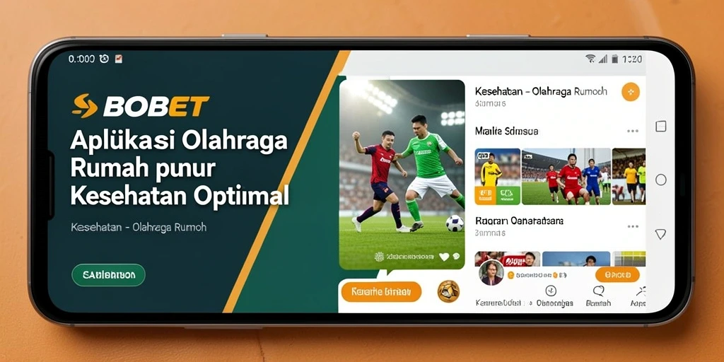 Tampilan utama aplikasi Olahraga Rumah SBOBET yang interaktif.