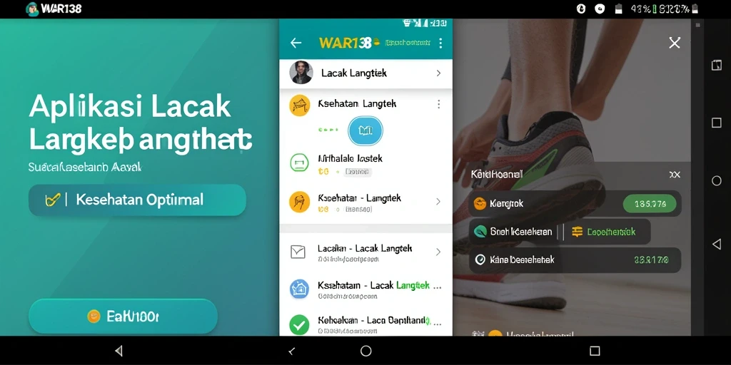 Antarmuka aplikasinya yang sederhana dan jelas untuk melacak langkah.